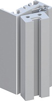 Дверной комплект ультратонкого профиля для стеклянных дверей с импостом